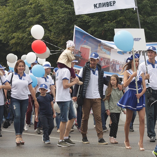 Участие ООО "Кливер" в параде в честь празднования Дня города Светлый 2018