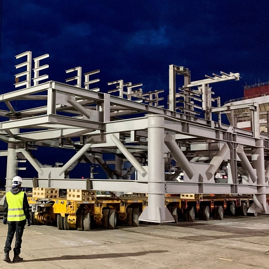 Fabrication of steel structure and marine pipe racks for three GBS for ARCTIC LNG 2 Project