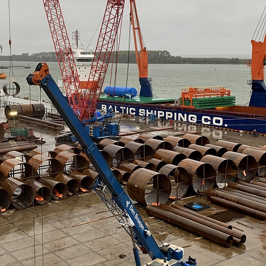 Prompt delivery of rolled metal along the Northern Sea Route
