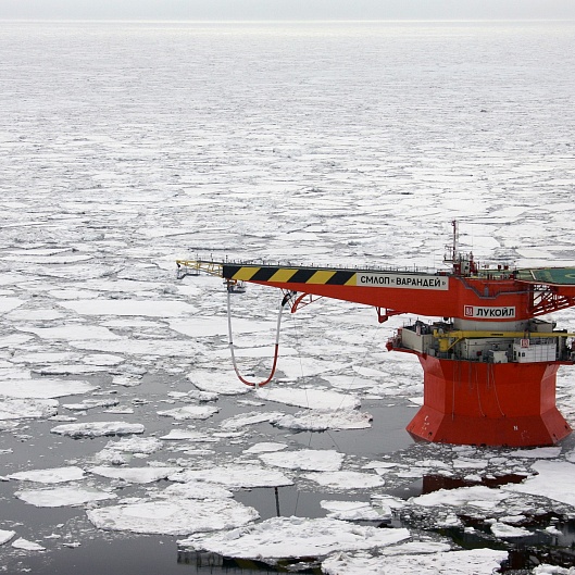 Стационарный морской ледостойкий отгрузочный причал (СМЛОП) «Варандей»
